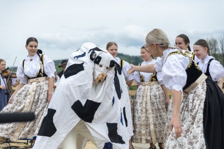 Wiślański Wygón Łowiec - występ Zespołu Regionalnego "Wisła""